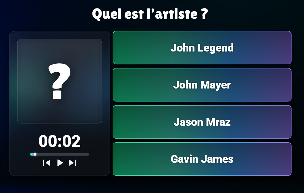 L'animation démarre